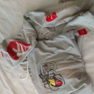 Brokehardened t-shirt and zipup hoodie